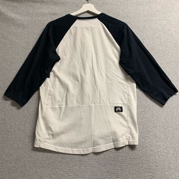 Nike SB Skateboarding Dri-fit Shirt Raglan Henley Men’s Medium - Picture 6 of 8